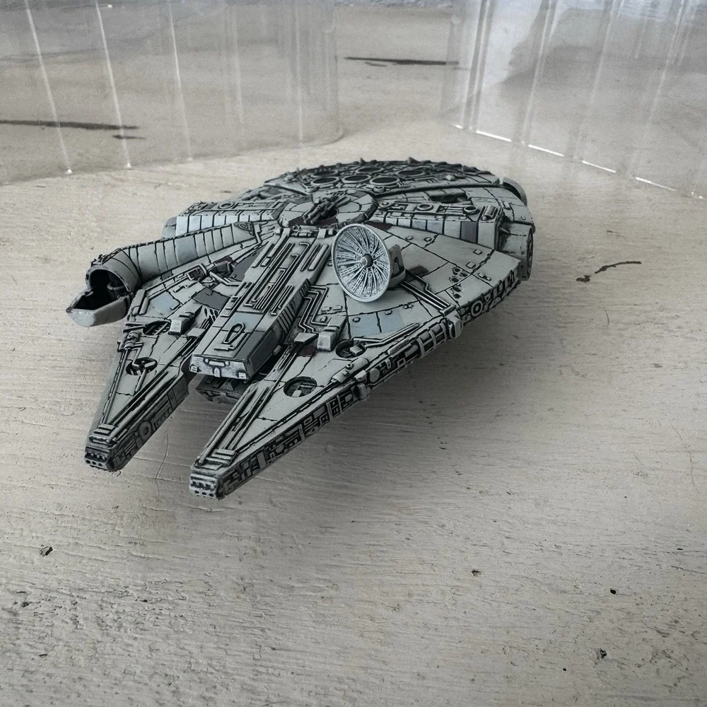Star Wars X-wing War Game Lot; Case, Bits, Cards, Models, Templates Included